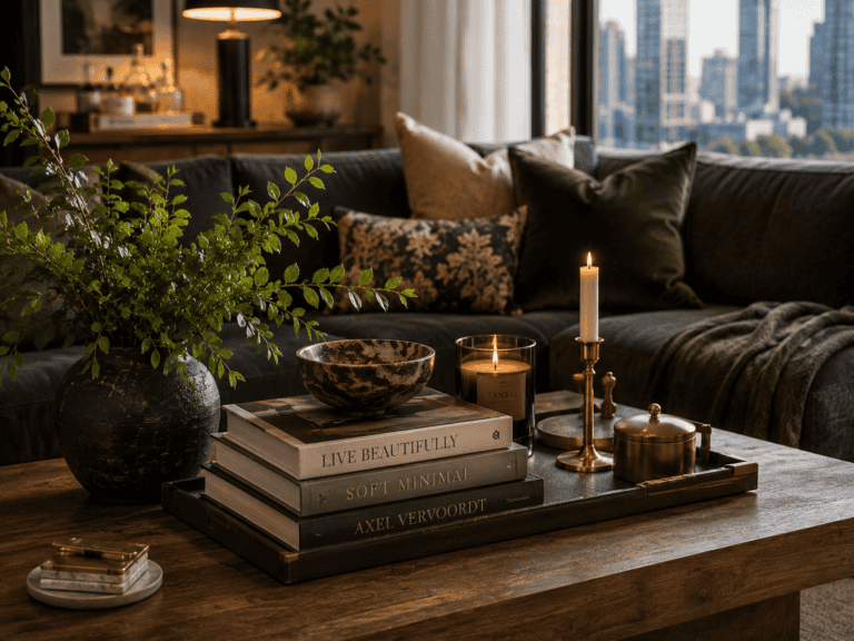 Coffee table decor ideas to style your living room