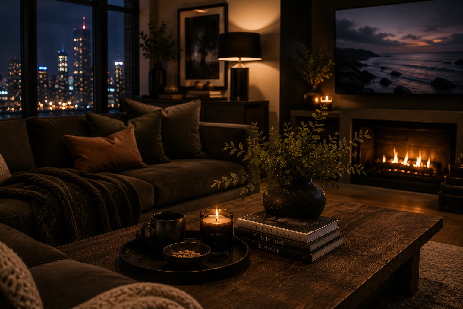 Relaxing home and night routine decor inspiration