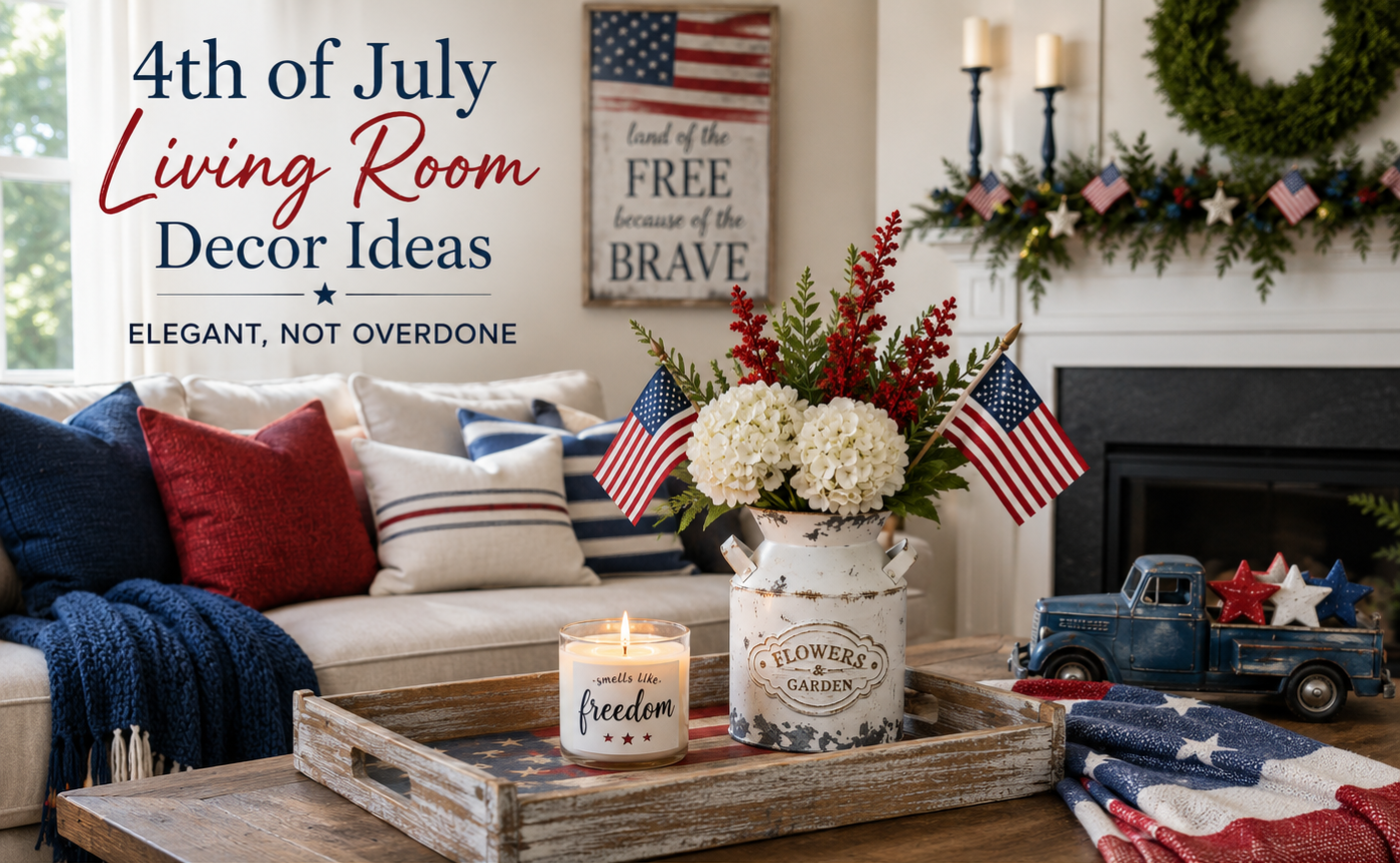4th of July Living Room Decor Ideas